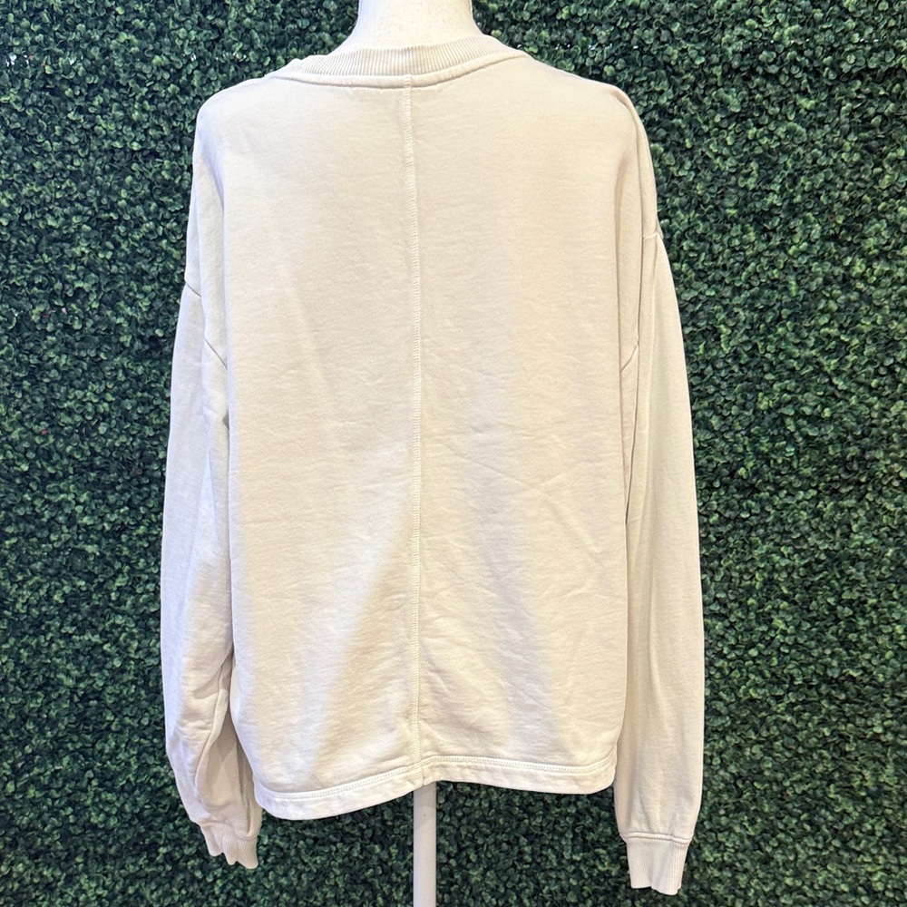 Vans Off The Wall Cream Sweatshirt - Picture 4 of 5